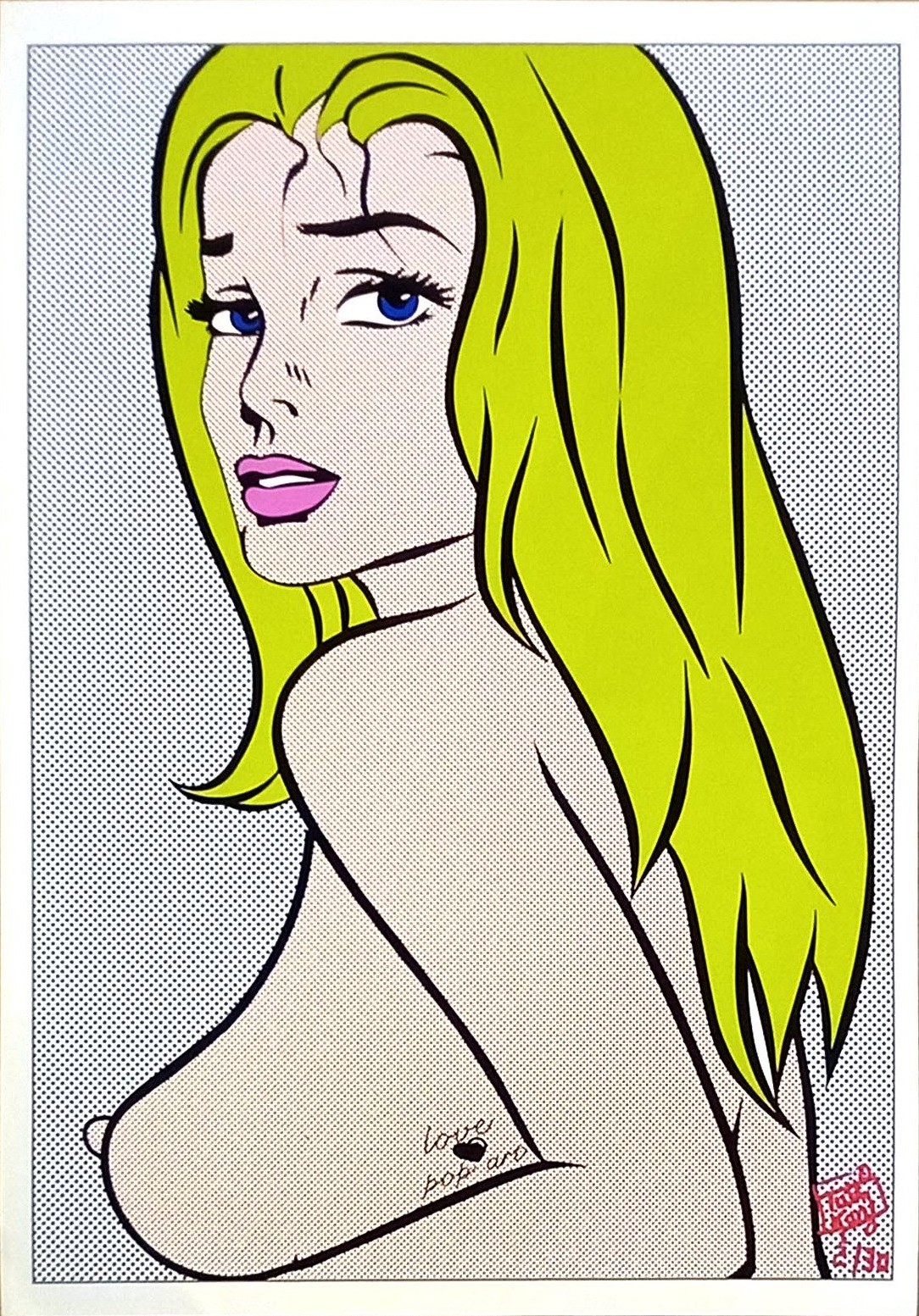 Tushi Kuni, Blonde and body (Roy Lichtenstein VS Kuni) Tushi Kuni, Blonde and body (Roy Lichtenstein VS Kuni)