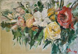 Peinture, Bouquet, Roman Dub