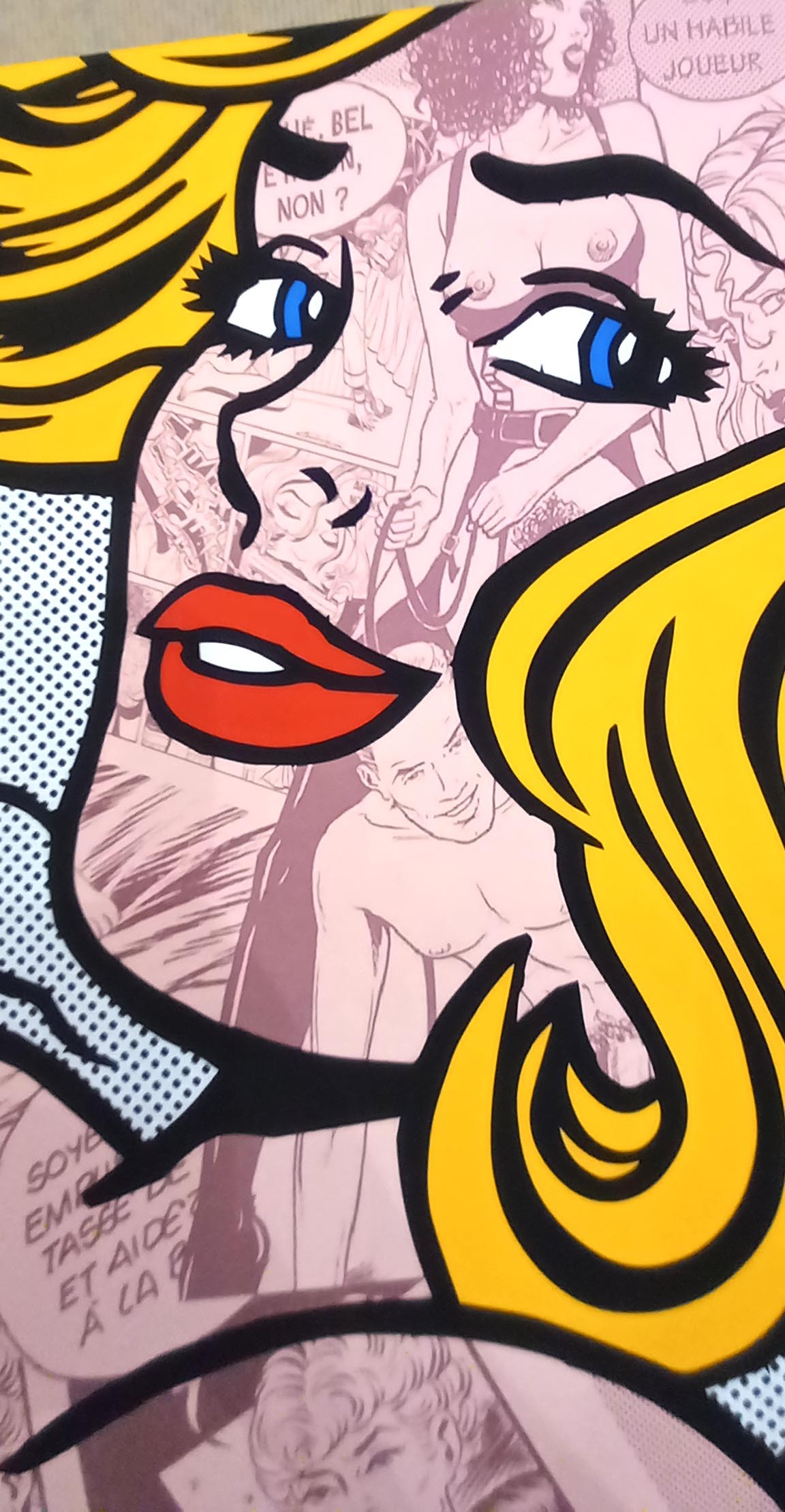 Seducted Woman Roy Lichtenstein VS Kuni By Tushi Kuni Print Artsper