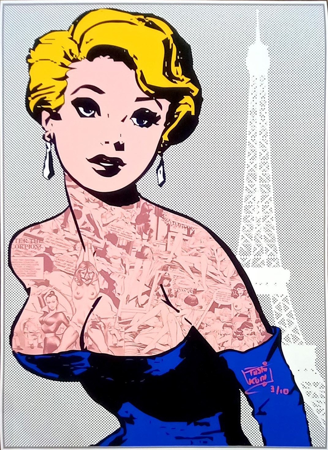 Tushi Kuni, Pin-up in Paris Tushi Kuni, Pin-up in Paris