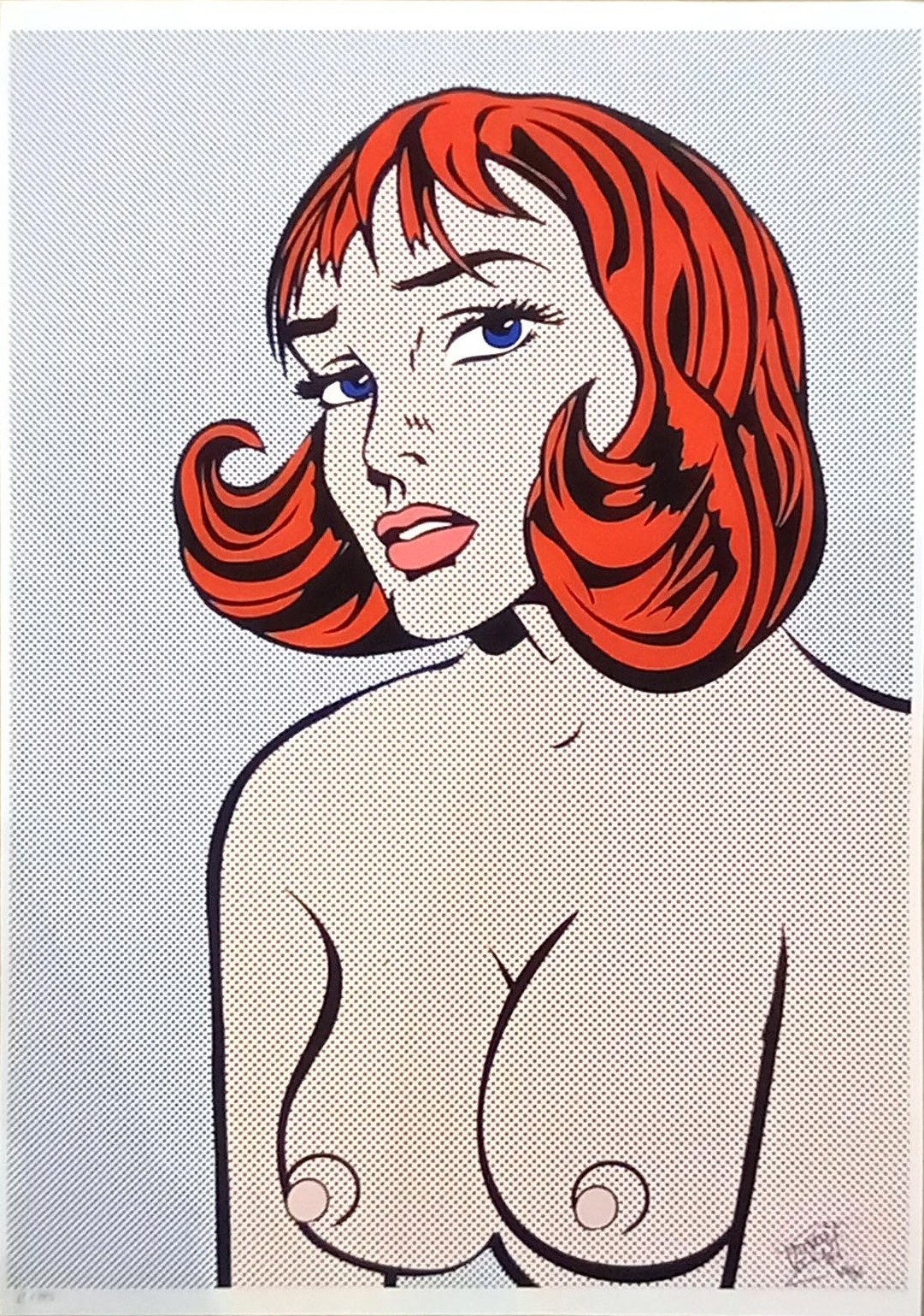 Tushi Kuni, Wow sexy woman ( Roy Lichtenstein VS KUNI ) - Red Tushi Kuni, Wow sexy woman ( Roy Lichtenstein VS KUNI ) - Red