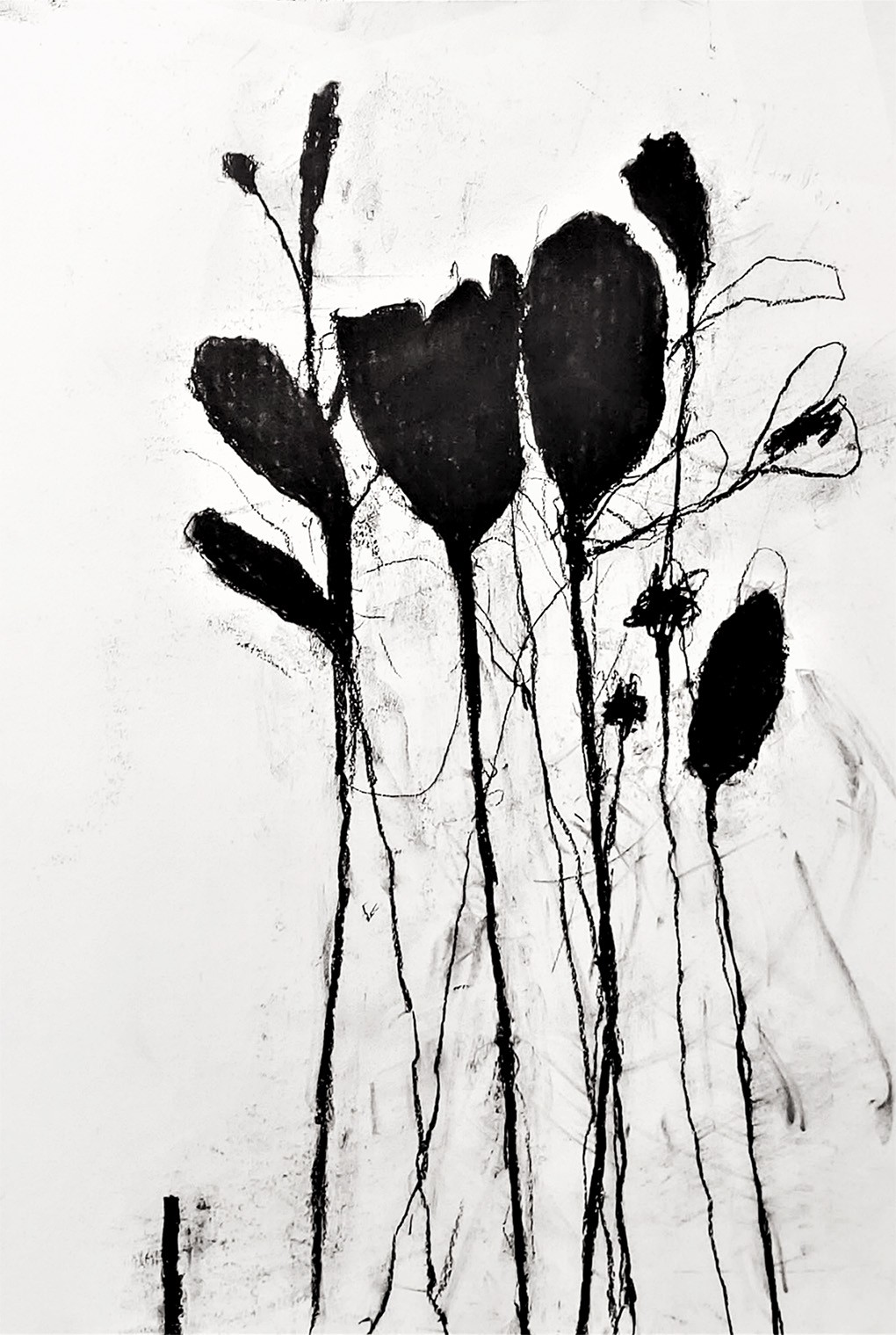 Robert Baribeau, In the weeds ink bloom #2 Robert Baribeau, In the weeds ink bloom #2