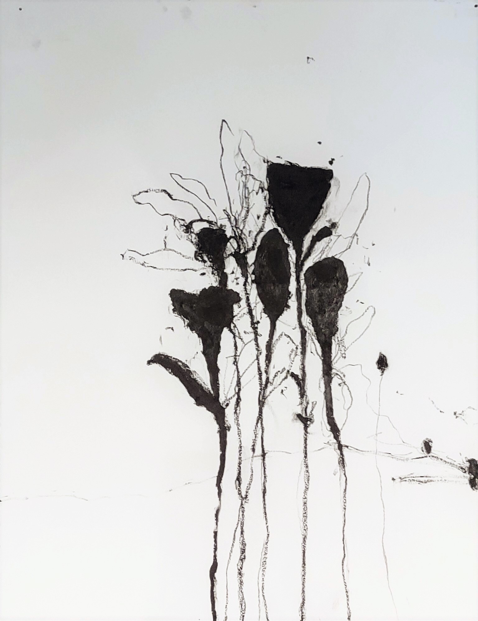 Robert Baribeau, In the weeds ink bloom #5 Robert Baribeau, In the weeds ink bloom #5