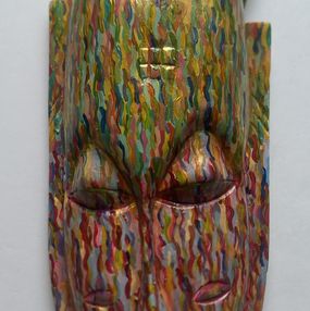 Sculpture, Masque baoulé, Nathanael Koffi