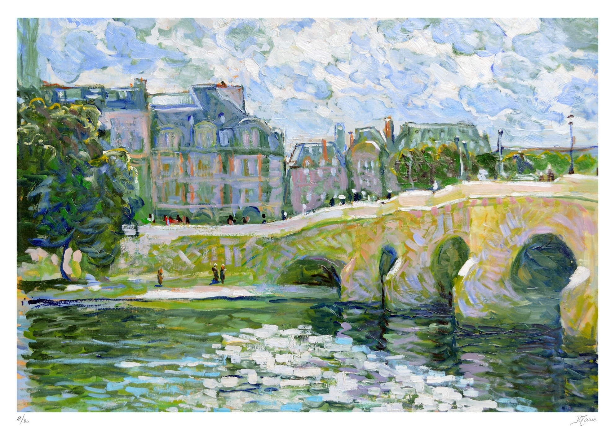 Patrick Marie, Le pont neuf - Rive gauche Patrick Marie, Le pont neuf - Rive gauche