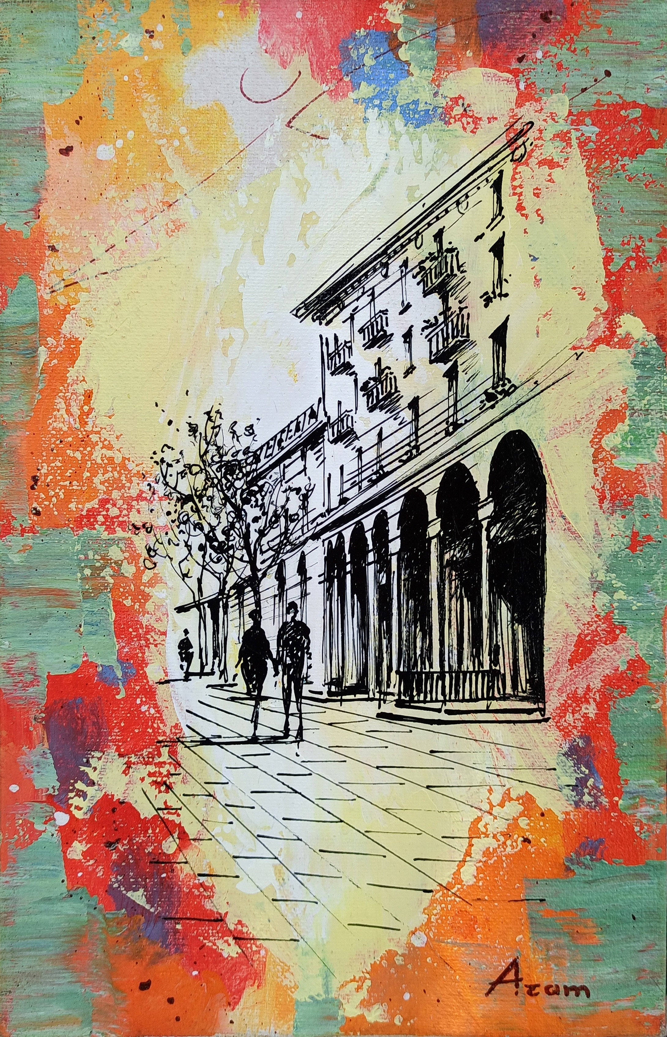 Aram Movsisyan, Cityscape - Yerevan Aram Movsisyan, Cityscape - Yerevan