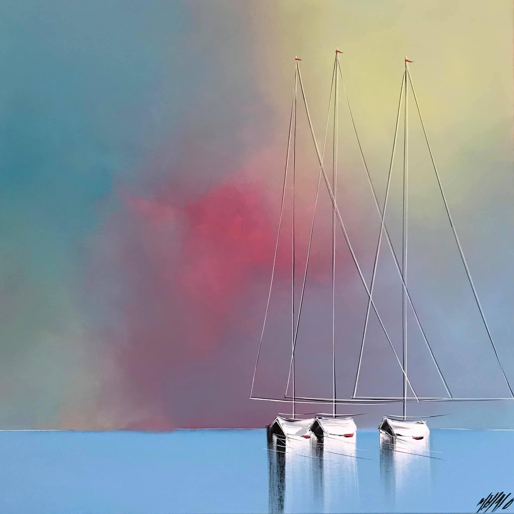 Olivier Messas, Jamais deux sans trois… (Esprit voile) Olivier Messas, Jamais deux sans trois… (Esprit voile)