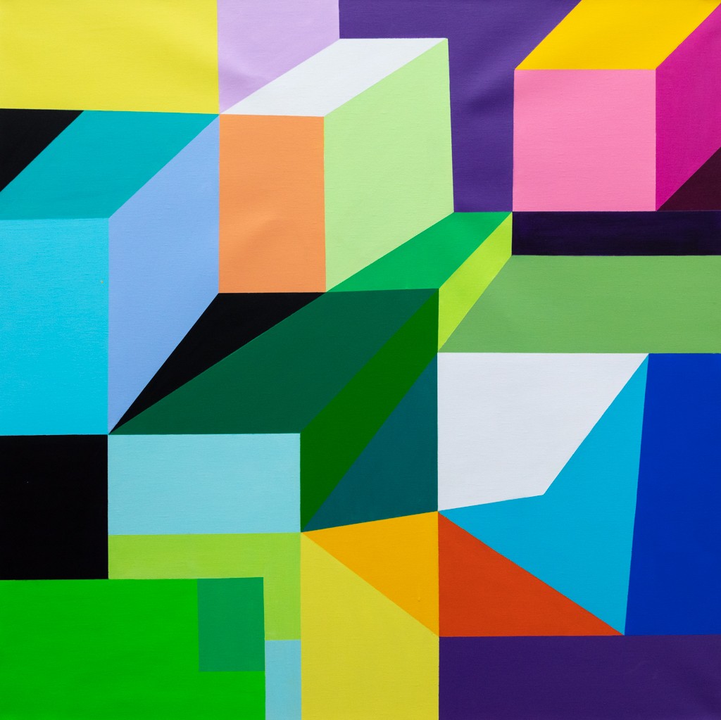 Francia Craineguy dite Mona, Fragments de vie 3 - série abstraction géométrique Francia Craineguy dite Mona, Fragments de vie 3 - série abstraction géométrique