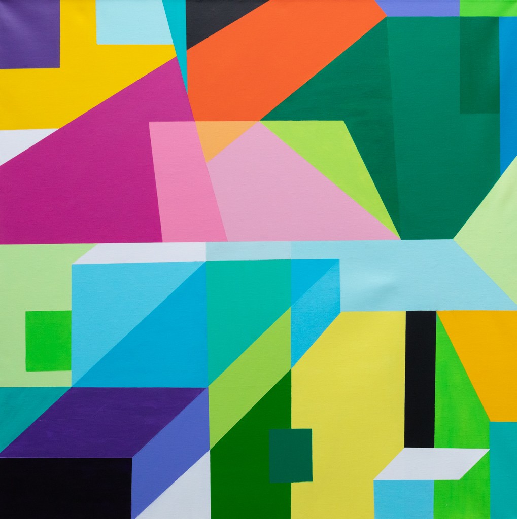 Francia Craineguy dite Mona, Fragments de Vie 2 - série Abstraction géométrique Francia Craineguy dite Mona, Fragments de Vie 2 - série Abstraction géométrique