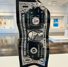 Escultura, One dollar black silver, Karl Lagasse