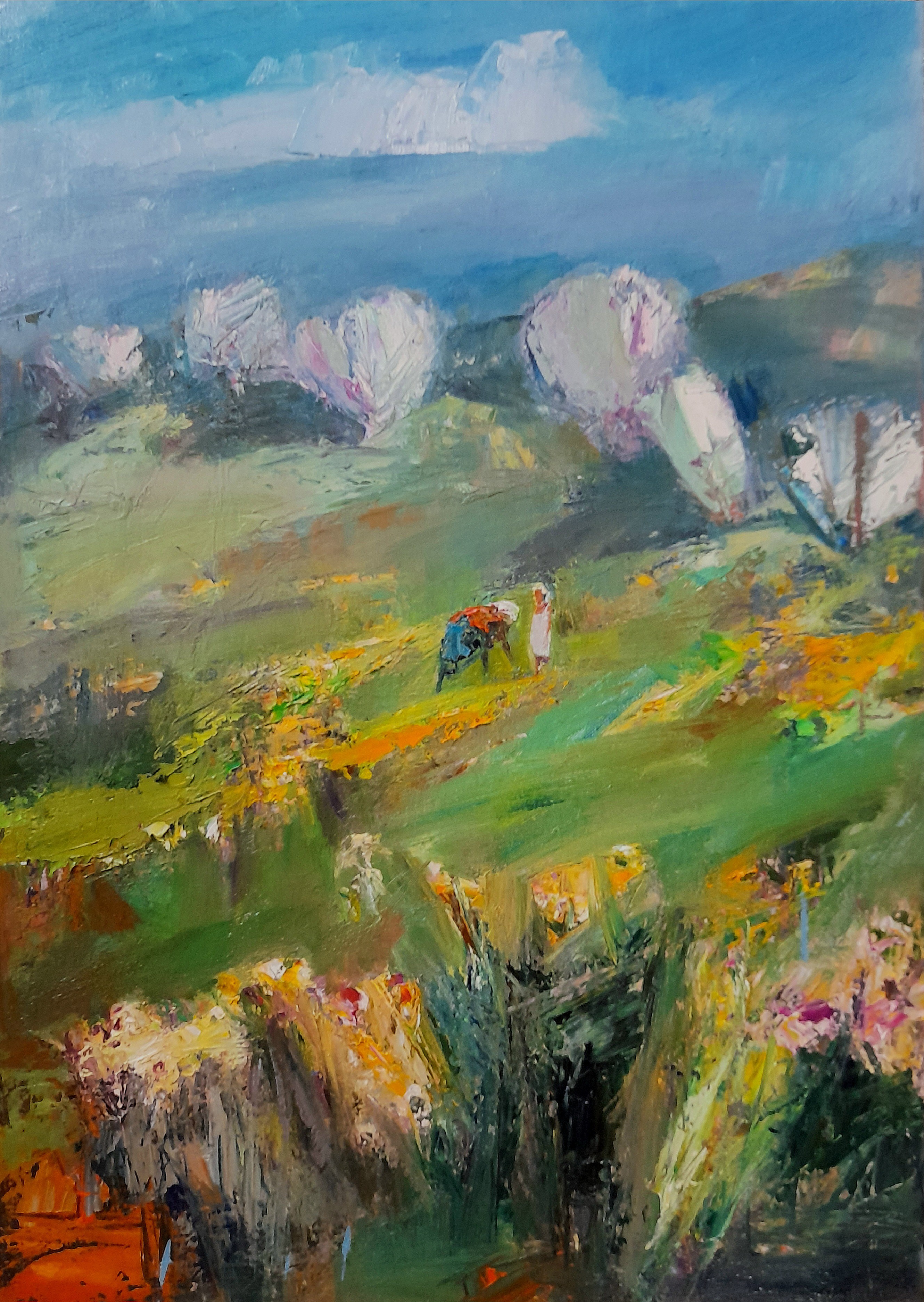 Mateos Sargsyan, Nettle gathering woman Mateos Sargsyan, Nettle gathering woman