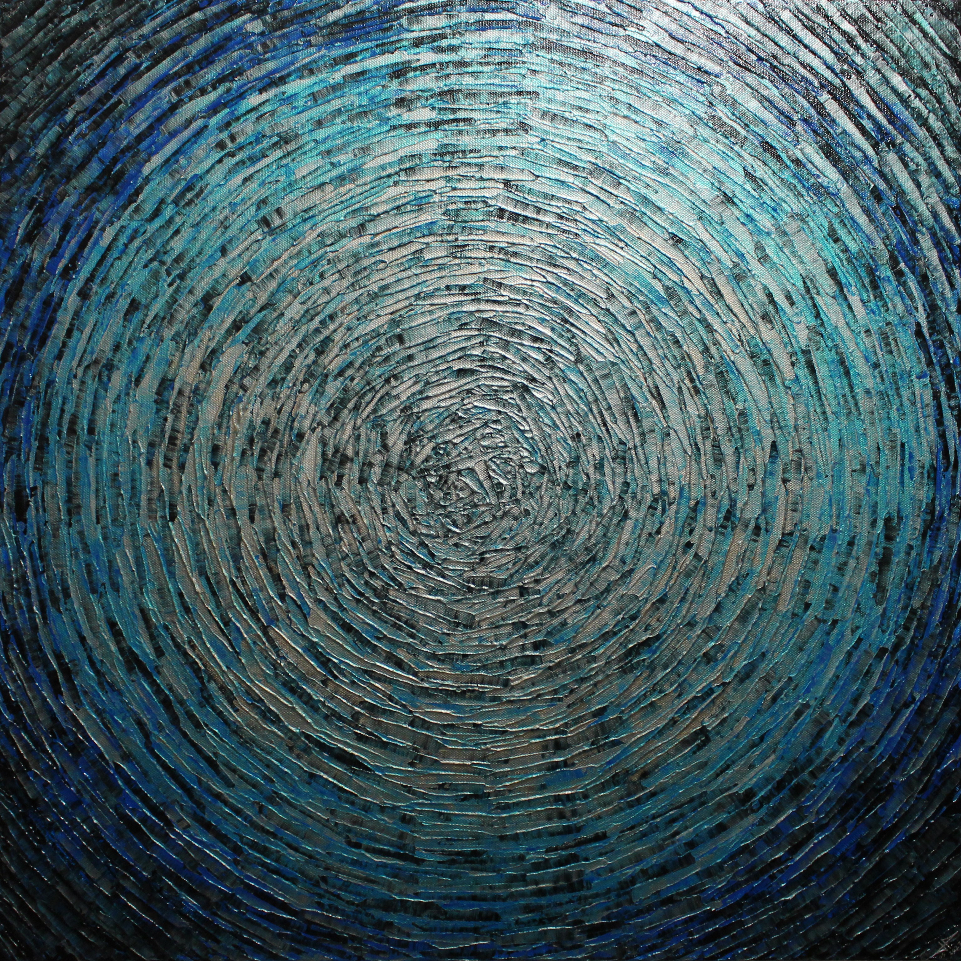 Jonathan Pradillon, Éclat argent bleu iridescent Jonathan Pradillon, Éclat argent bleu iridescent