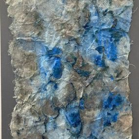 Gemälde, Paysage en bleu gris II, Cécile Girard