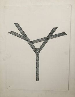 Peinture, Épure (Carnet n°11 Page 57 1962-1963), Jean Legros