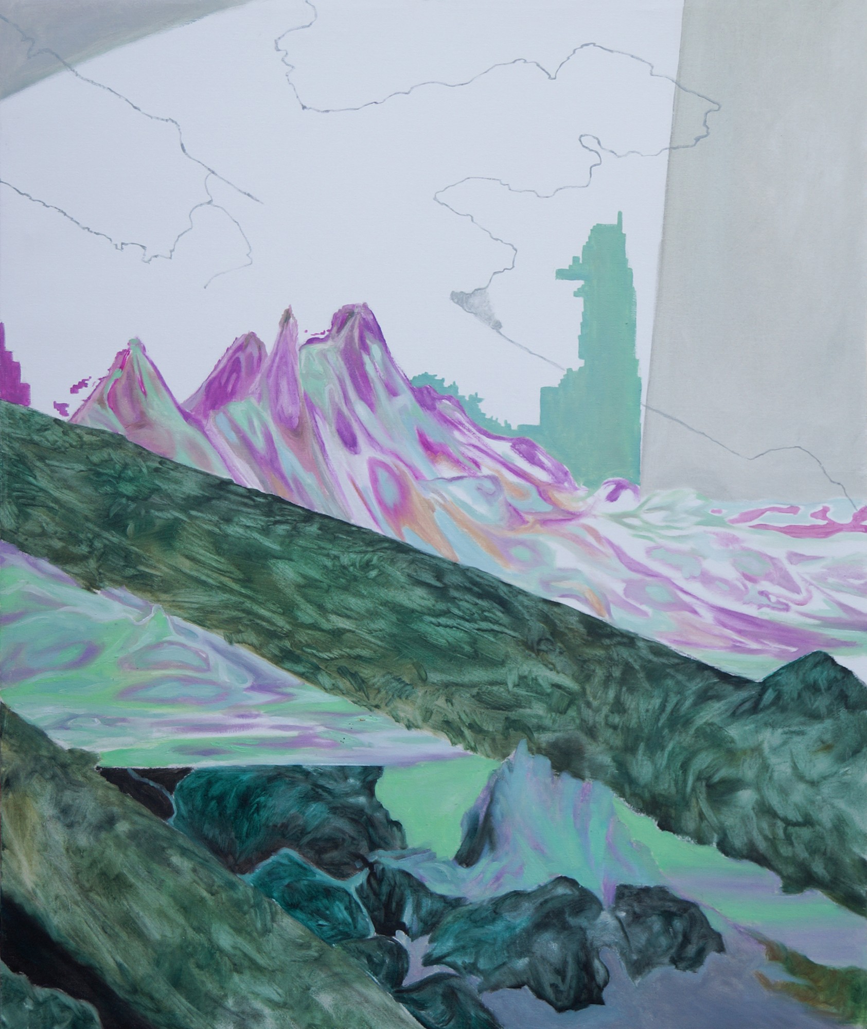 Silvia Popova, Distorted Landscape 3 Silvia Popova, Distorted Landscape 3