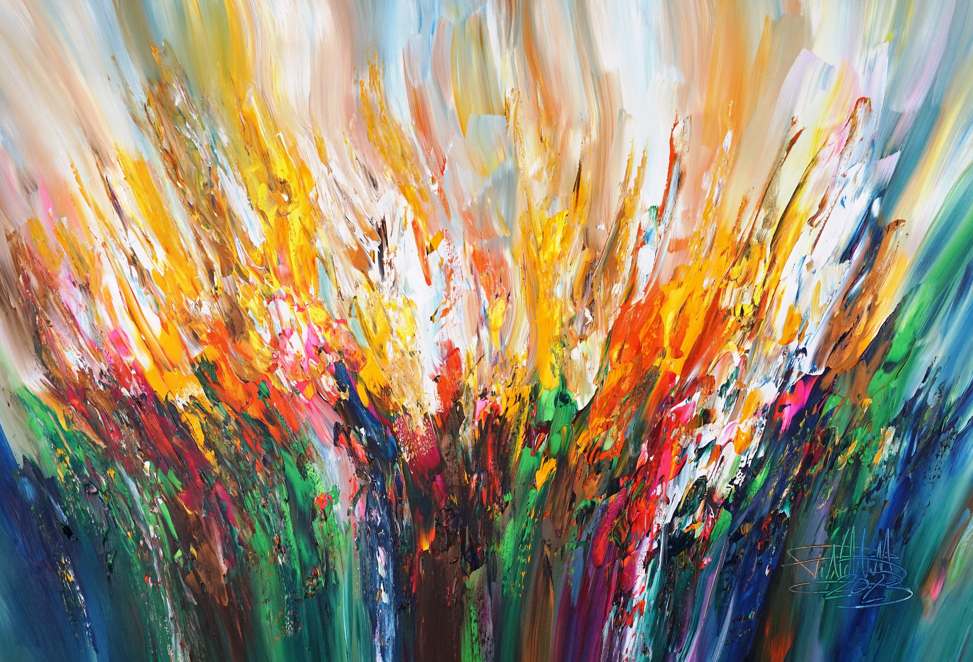 Peter Nottrott, Sunny summer field XL 1 Peter Nottrott, Sunny summer field XL 1
