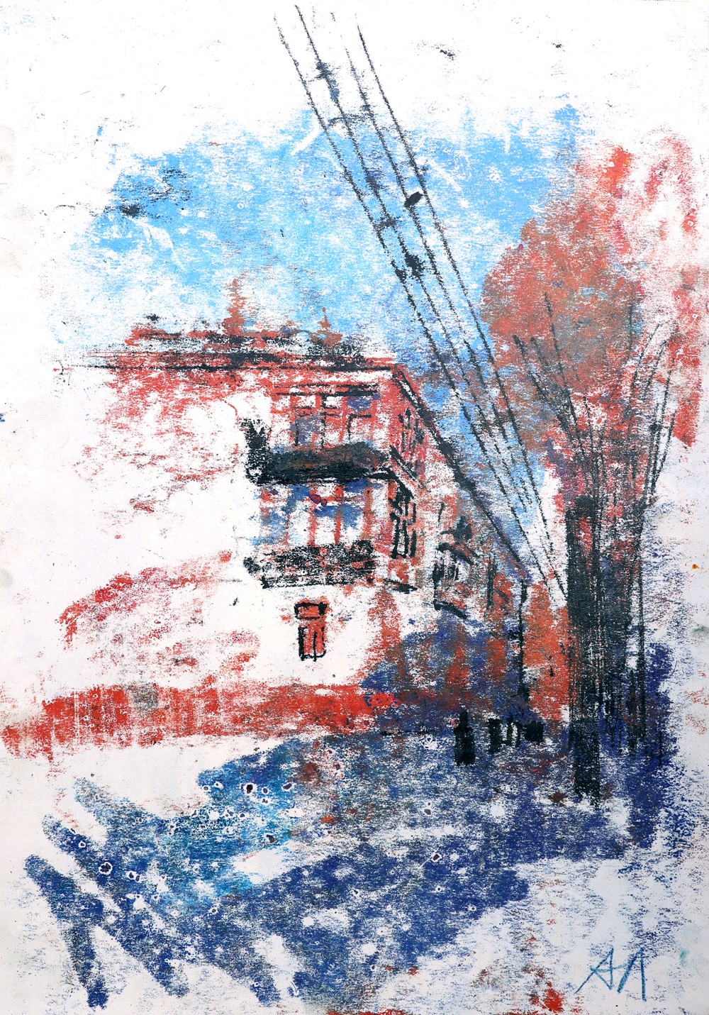 Anna Lageda, Spring on the next street Anna Lageda, Spring on the next street