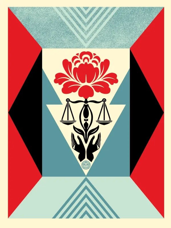 Shepard Fairey (Obey), Cultivate Justice Red Shepard Fairey (Obey), Cultivate Justice Red