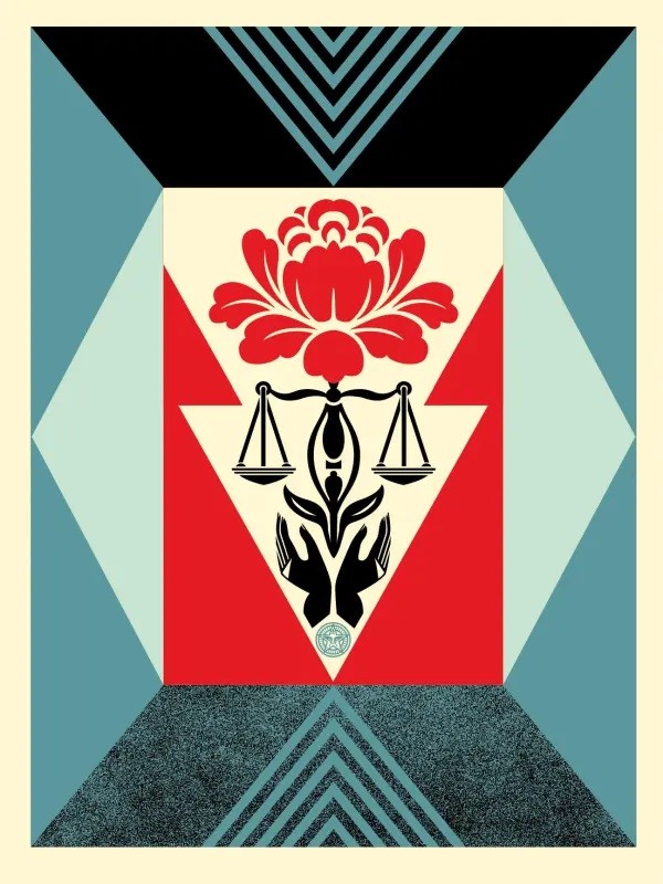 Shepard Fairey (Obey), Cultivate Justice (Blue) Shepard Fairey (Obey), Cultivate Justice (Blue)