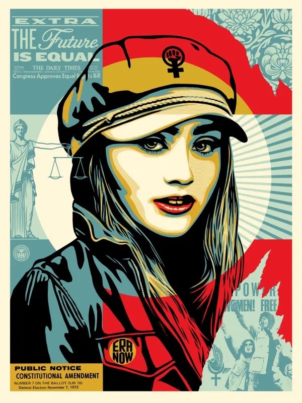 Shepard Fairey (Obey), The future is equal Shepard Fairey (Obey), The future is equal