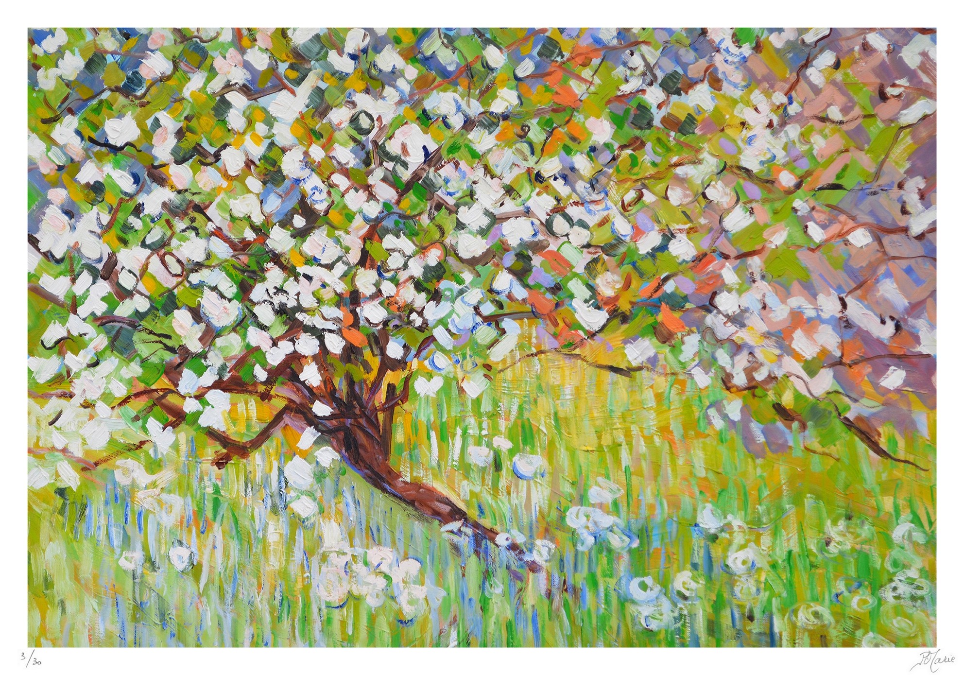 Patrick Marie, Pommiers en fleurs II Patrick Marie, Pommiers en fleurs II