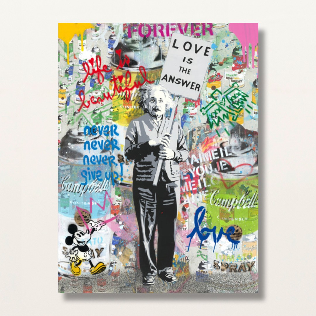 Mr Brainwash, Einstein Mr Brainwash, Einstein