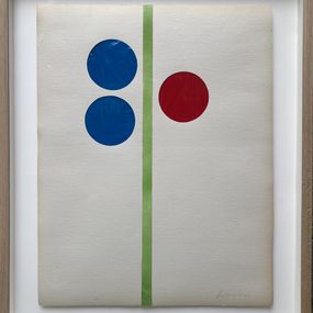 Dibujo, Composition plastique froissé, Albert Chubac