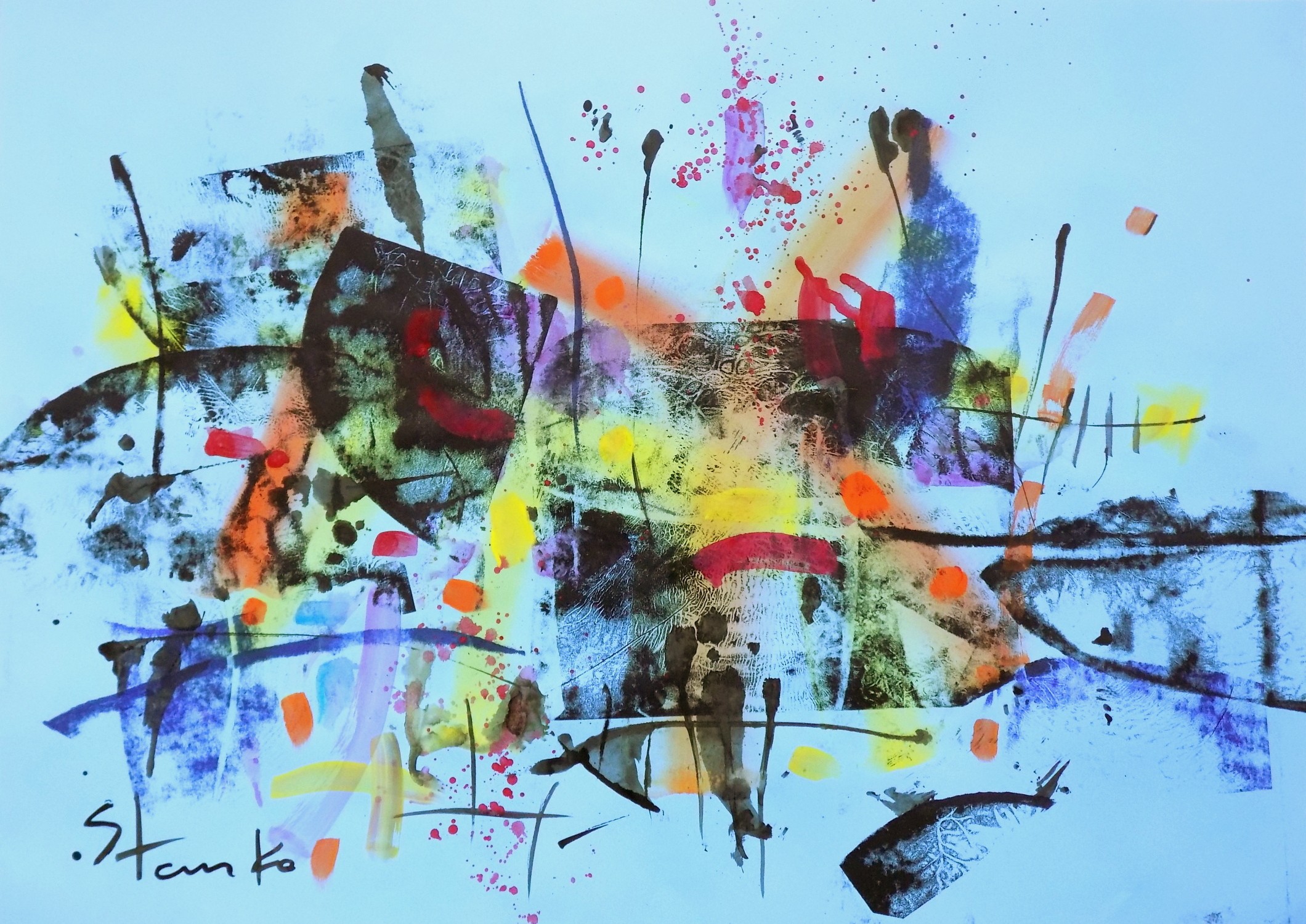 Stanislav Bojankov, Abstract landscape-XI Stanislav Bojankov, Abstract landscape-XI