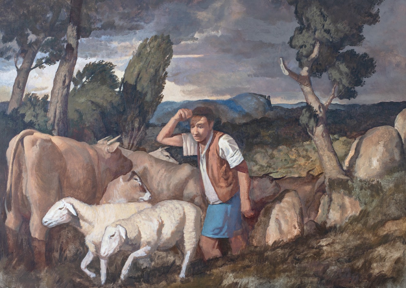 Pierre Sojo, La rentrée des troupeaux Pierre Sojo, La rentrée des troupeaux