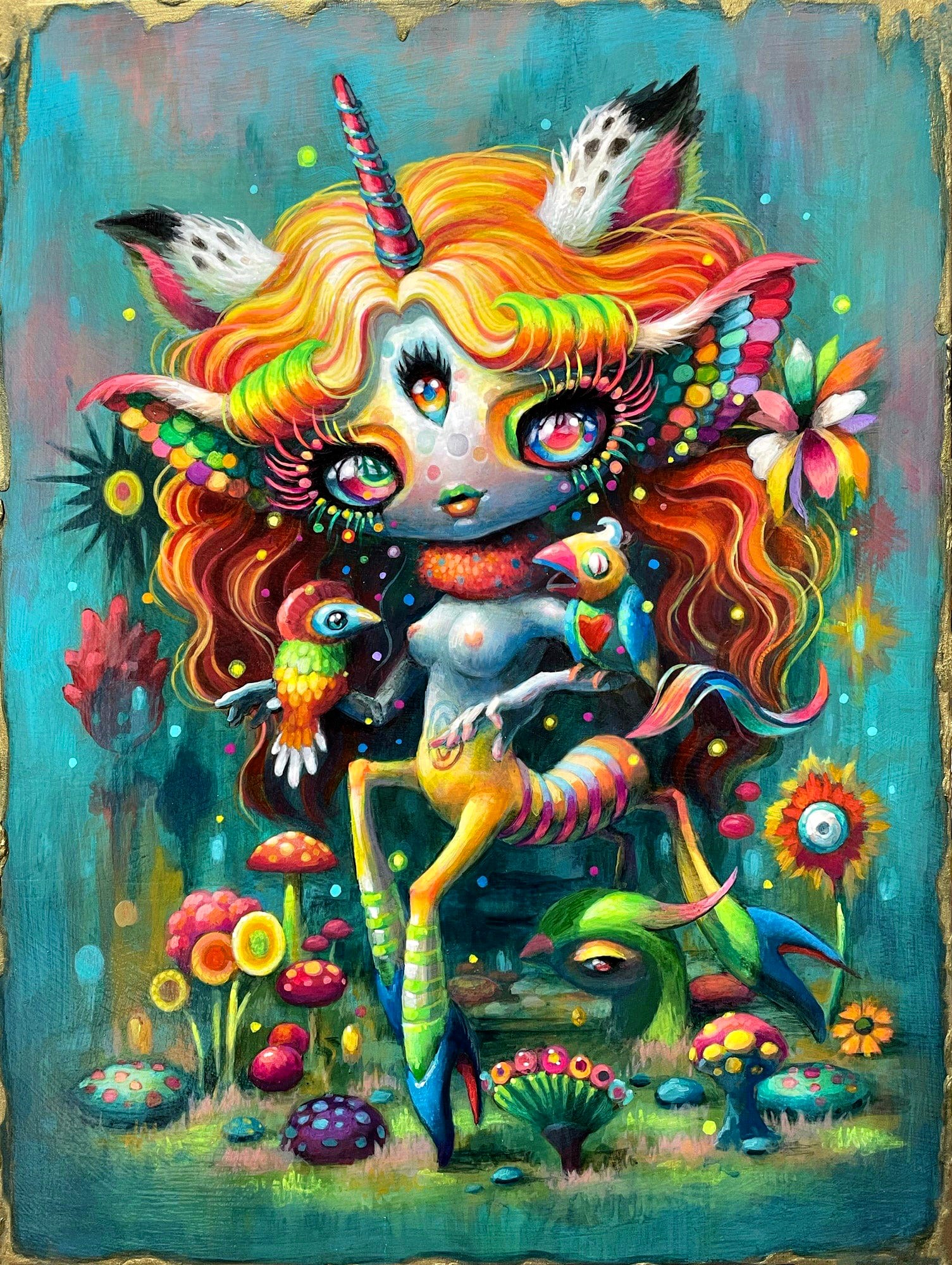 Yoko d'Holbachie, Dancing on Mushrooms Yoko d'Holbachie, Dancing on Mushrooms