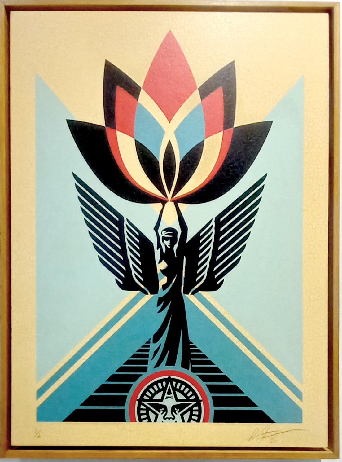 Shepard Fairey (Obey), Lotus Angel 1/6 Shepard Fairey (Obey), Lotus Angel 1/6