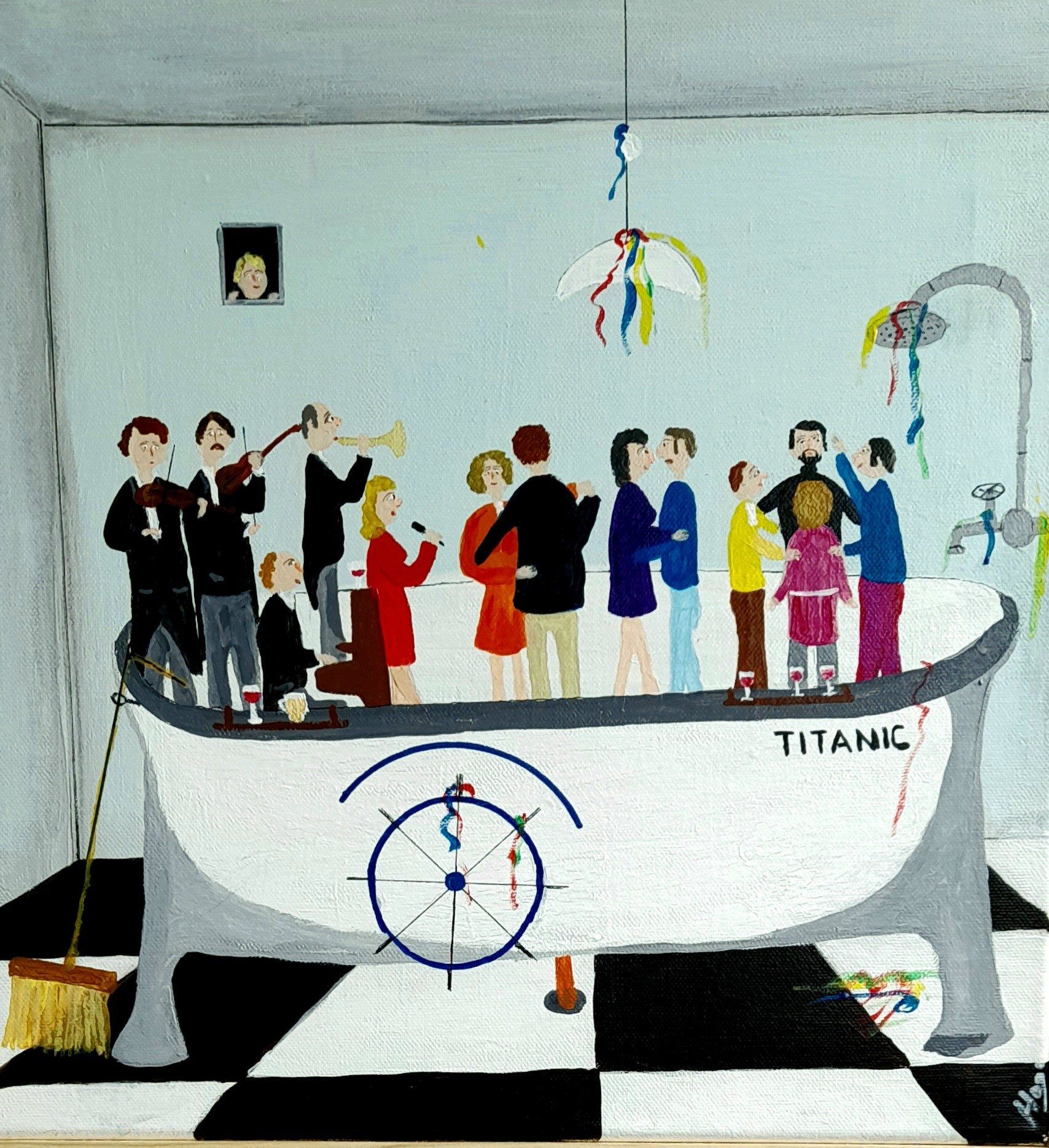 Titanic by Hugo Kysilka, 2022 | Painting | Artsper (1958814)
