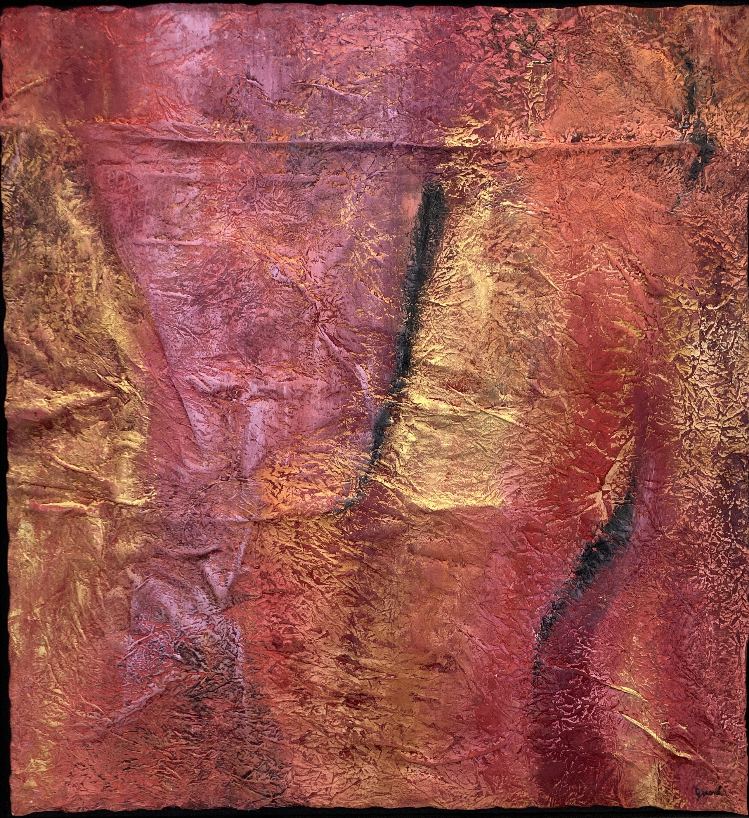 Cécile Girard, Paysage en rouge Cécile Girard, Paysage en rouge