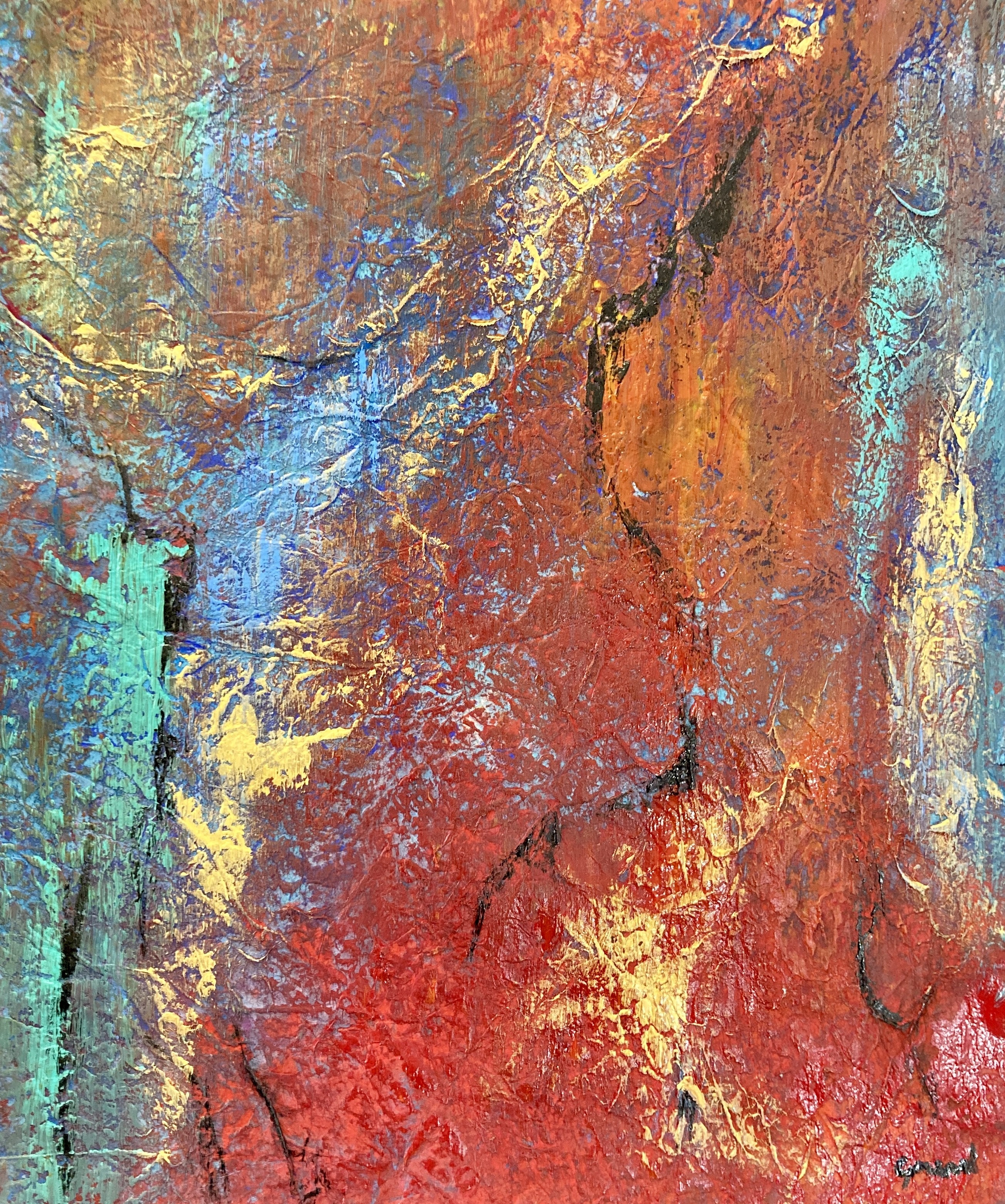 Cécile Girard, Paysage en rouge (2) Cécile Girard, Paysage en rouge (2)