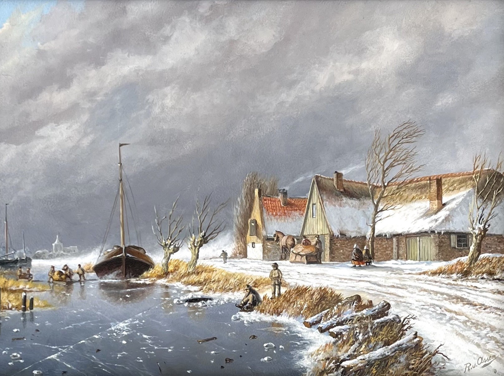 Rob van Assen, Sailboat in the ice... Rob van Assen, Sailboat in the ice...