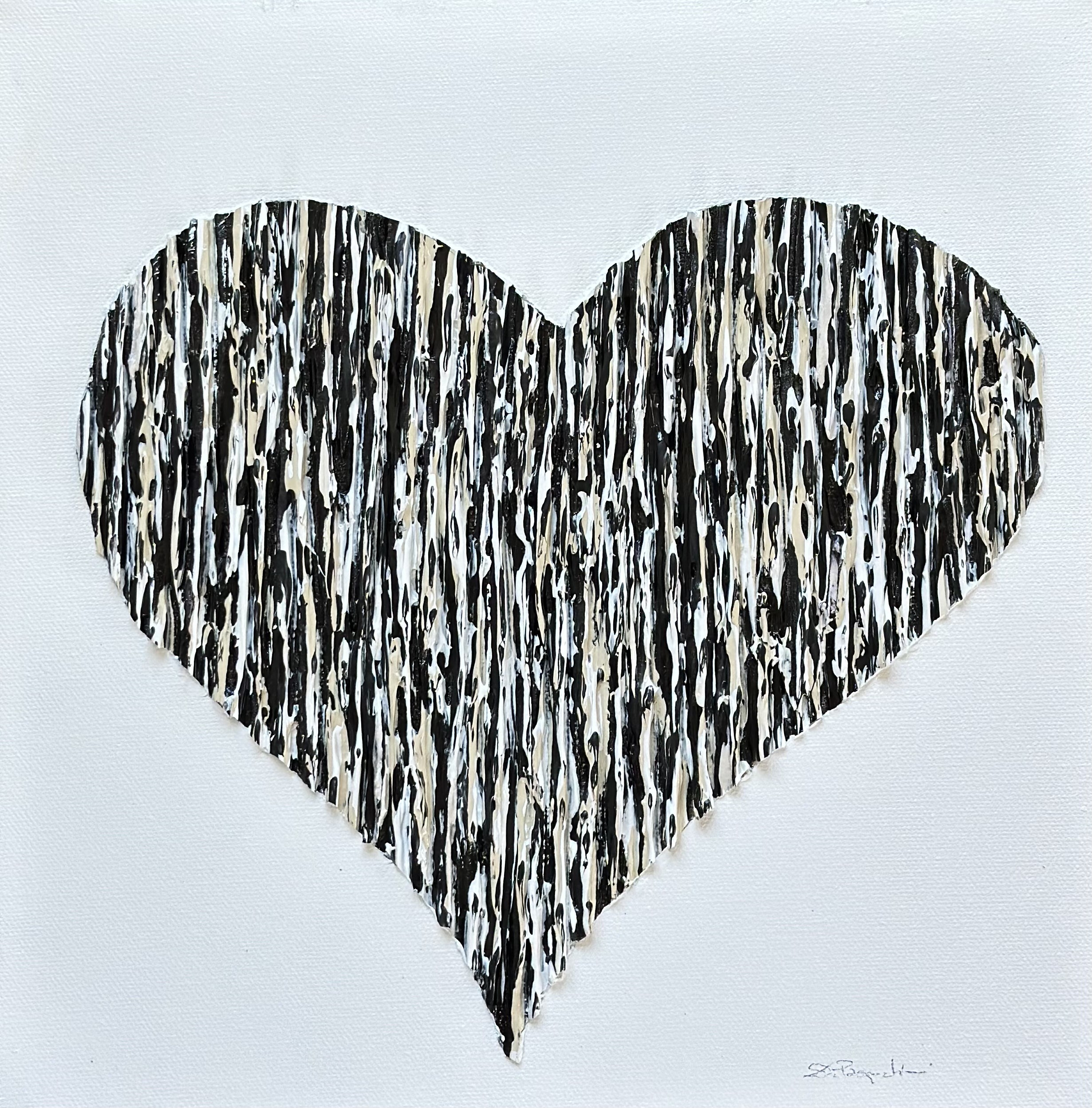 Daniela Pasqualini, Bright love II - Black Frame Daniela Pasqualini, Bright love II - Black Frame