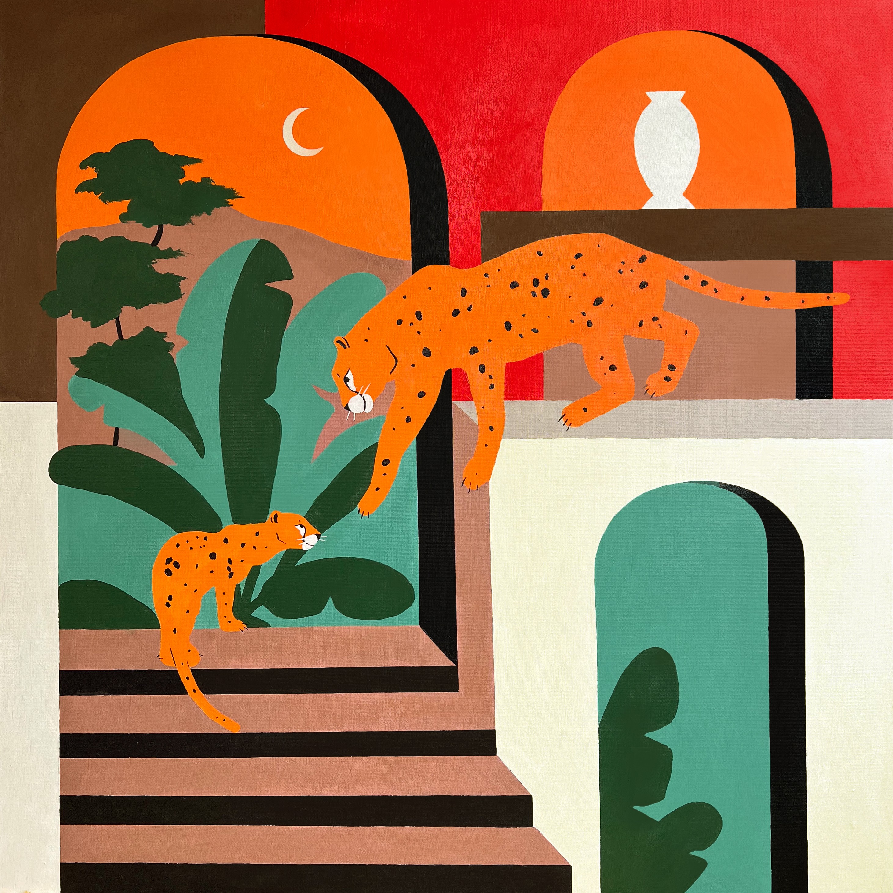 Mariah Birsak, Garden lll Painting Mariah Birsak, Garden lll Painting