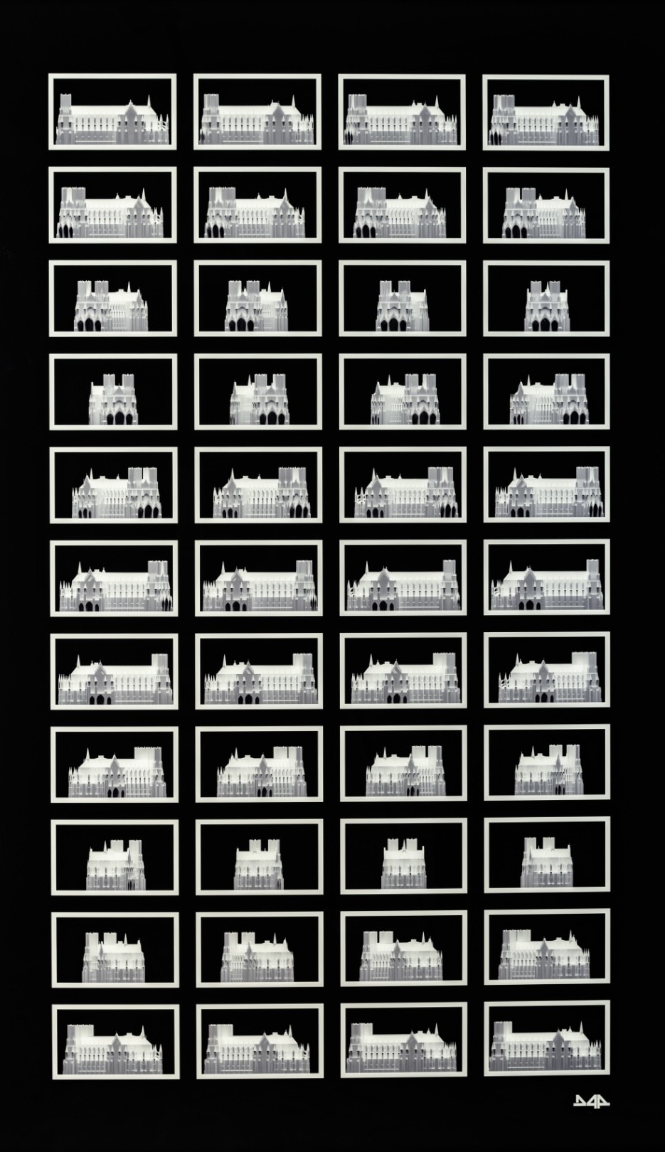 Darokin, Notre Dame de Reims - Origami Darokin, Notre Dame de Reims - Origami
