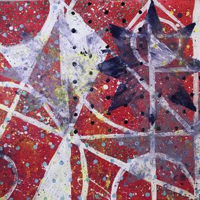 Fine Art Drawings, Purple star, Mahabbeh Mowakket
