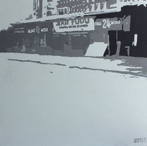 Painting, Warsaw - Marszalkowska Street, Joanna Woyda