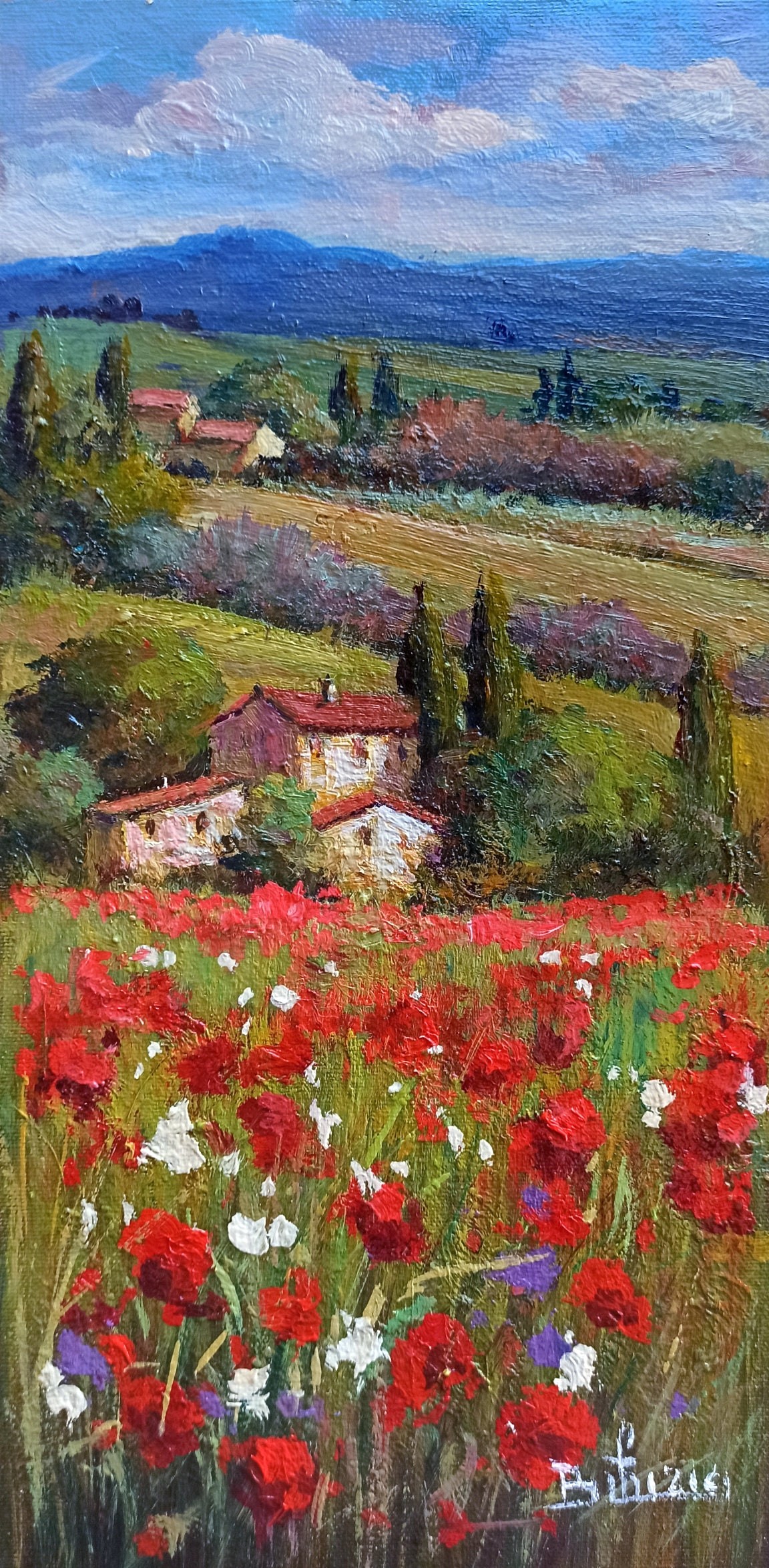 Bruno Chirici, Sweet hills - Tuscany landscape Bruno Chirici, Sweet hills - Tuscany landscape