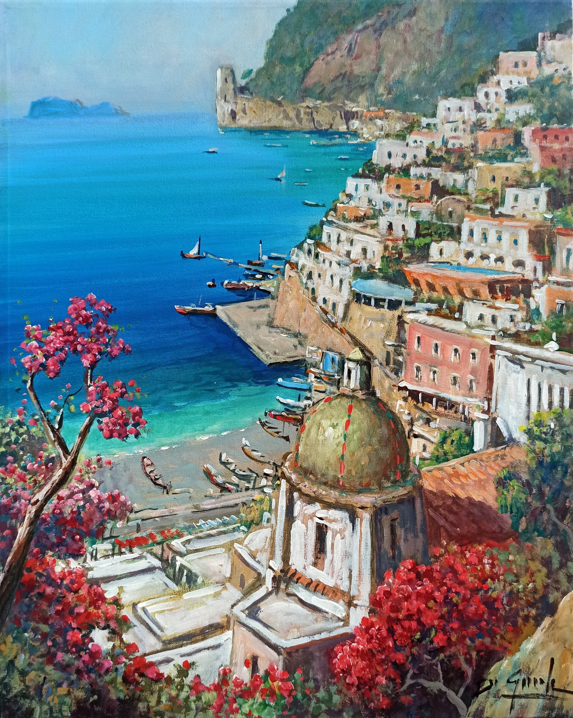 Gianni Di Guida, Flowery coast in Positano - Southern Italy Gianni Di Guida, Flowery coast in Positano - Southern Italy