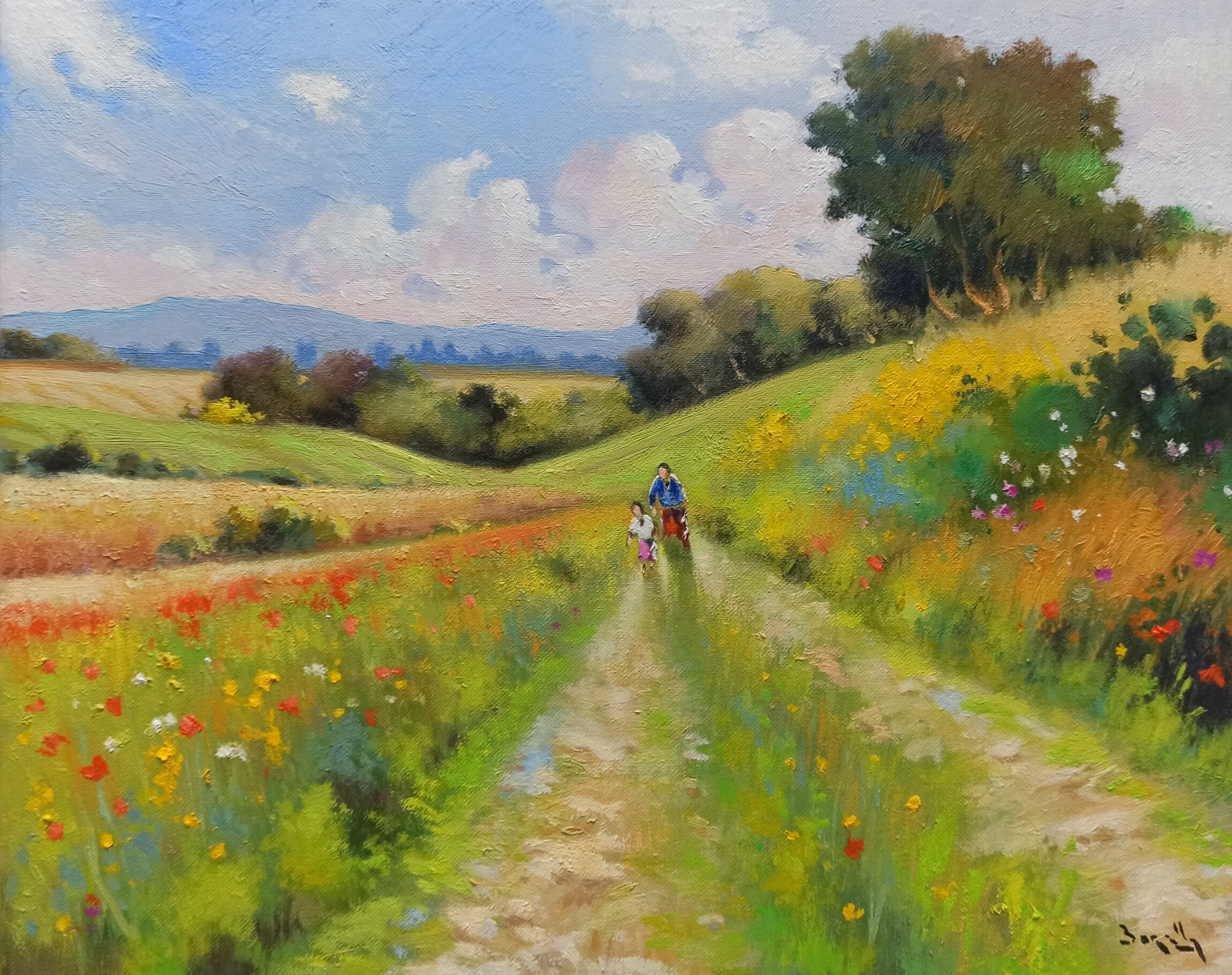 Andrea Borella, In the middle of countryside - Tuscany landscape Andrea Borella, In the middle of countryside - Tuscany landscape