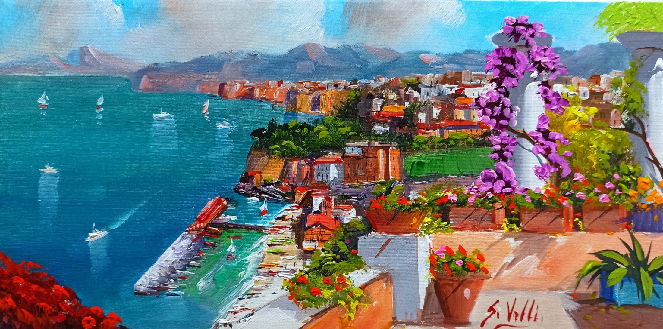 Silvio Valli, Sorrento panorama view - Southern Italy Silvio Valli, Sorrento panorama view - Southern Italy