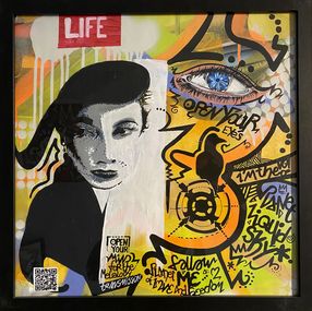 Painting, Open your Eyes, Florkey
