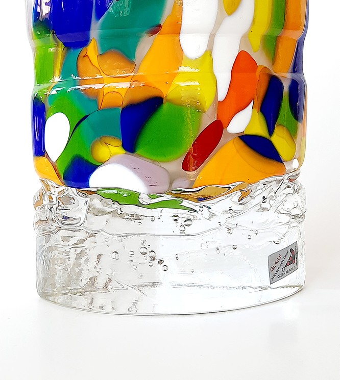 ▷ Artistic colorful vase by Jiri Beranek, 1998 | Design