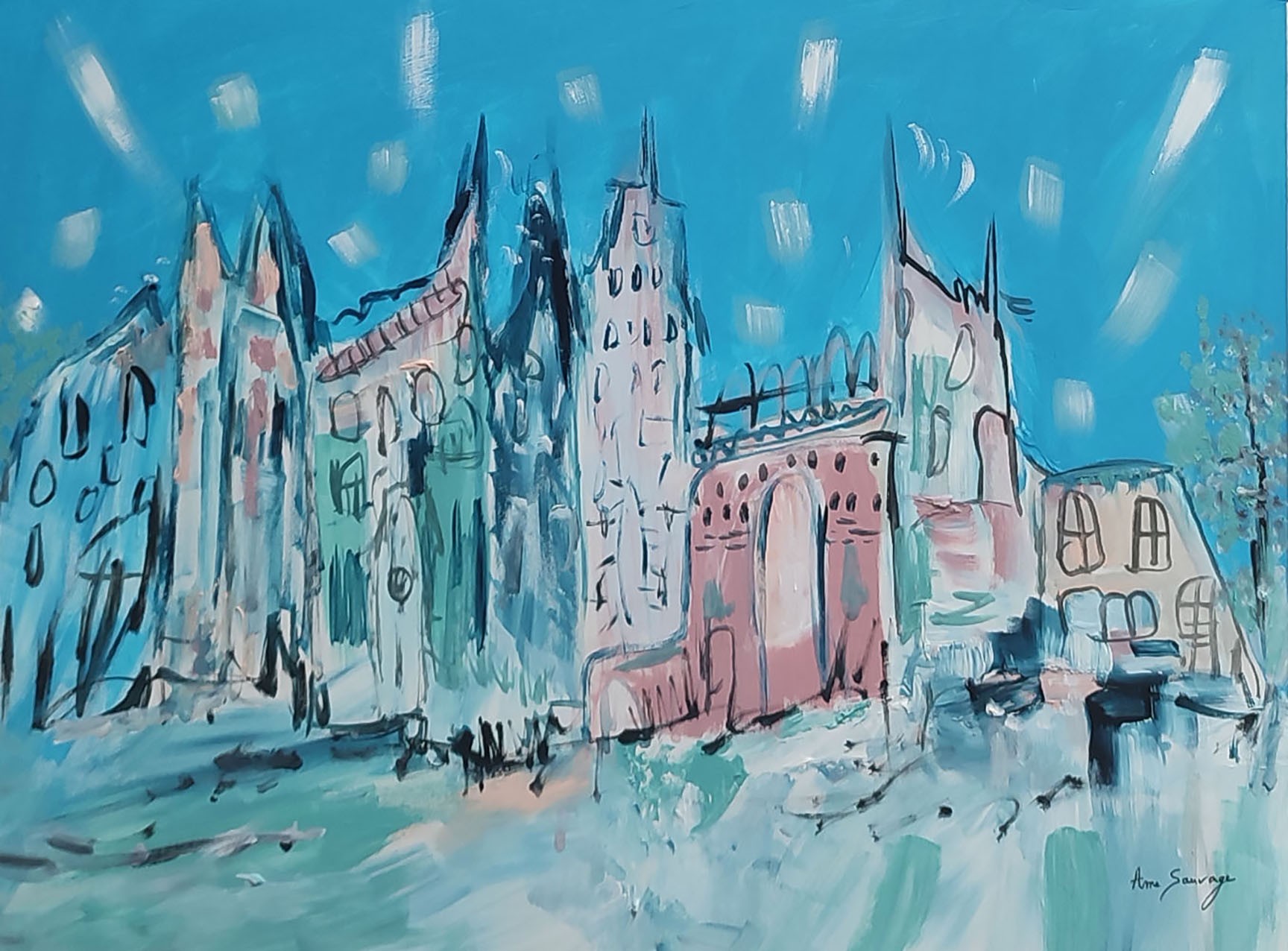 Âme Sauvage, Le centre ville Âme Sauvage, Le centre ville