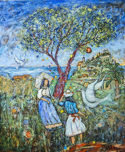Yvan Philmer, La fête du mimosa à Eze Yvan Philmer, La fête du mimosa à Eze