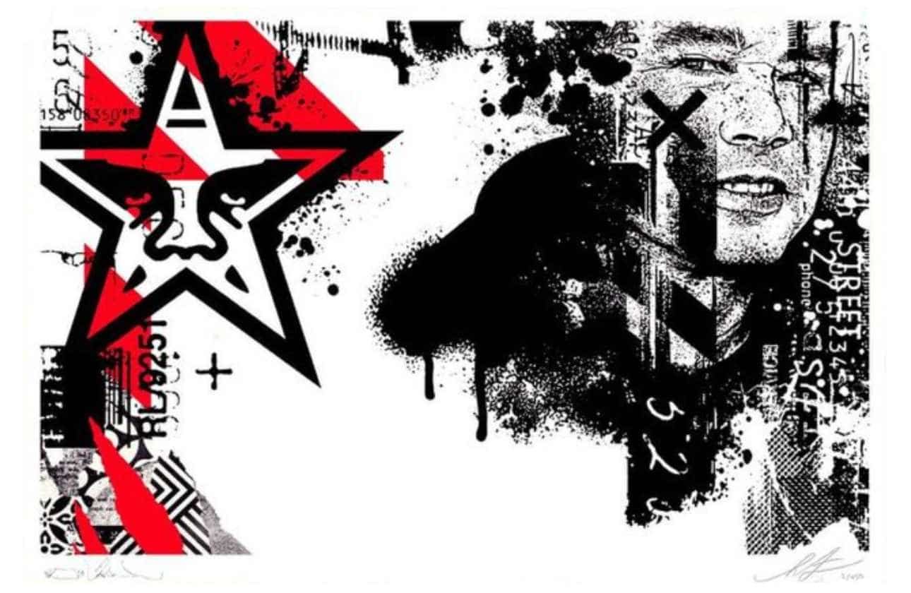 Shepard Fairey (Obey), WK / Shepard Portrait Shepard Fairey (Obey), WK / Shepard Portrait