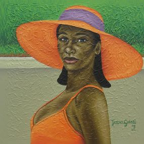 Peinture, In her favorite color 1, Joshua Salami